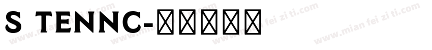 s tennc字体转换